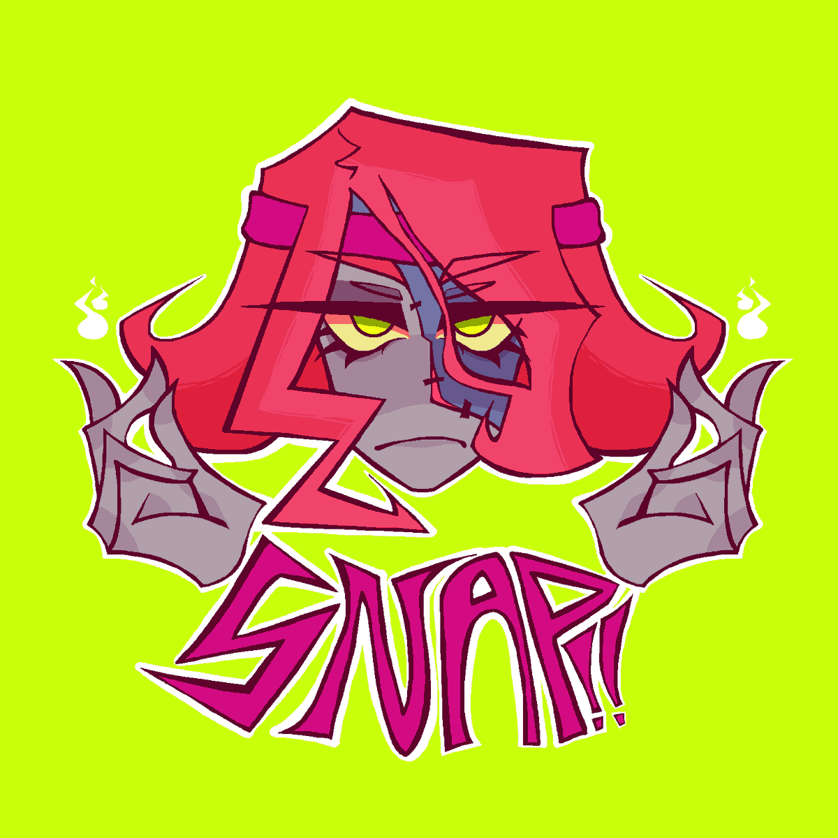 sanyehh's tweet photo. #hermitcraft #hermitcraftfanart #zombiecleo #zombiecleofanart #limitedlife #limitedlifefanart 
tw eye strain + bright colors 
mom mommy mother pls can we burn down boylosers mansion again mommmmm mommy pls pls PLSSSSSSS https://t.co/2R2KS7XYLy