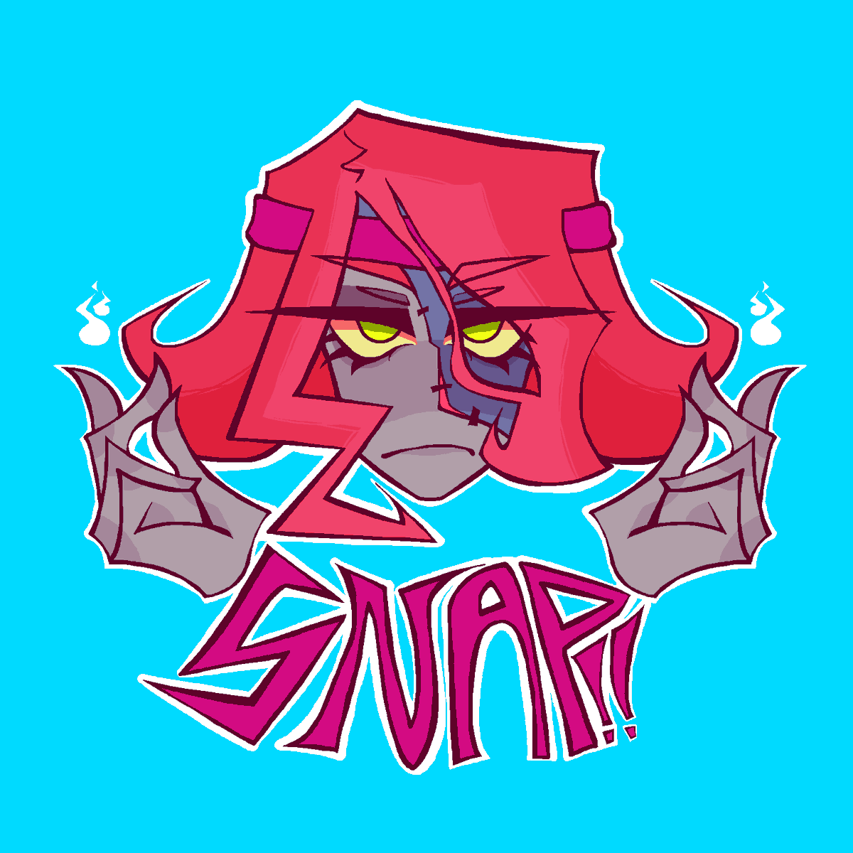 sanyehh's tweet photo. #hermitcraft #hermitcraftfanart #zombiecleo #zombiecleofanart #limitedlife #limitedlifefanart 
tw eye strain + bright colors 
mom mommy mother pls can we burn down boylosers mansion again mommmmm mommy pls pls PLSSSSSSS https://t.co/2R2KS7XYLy