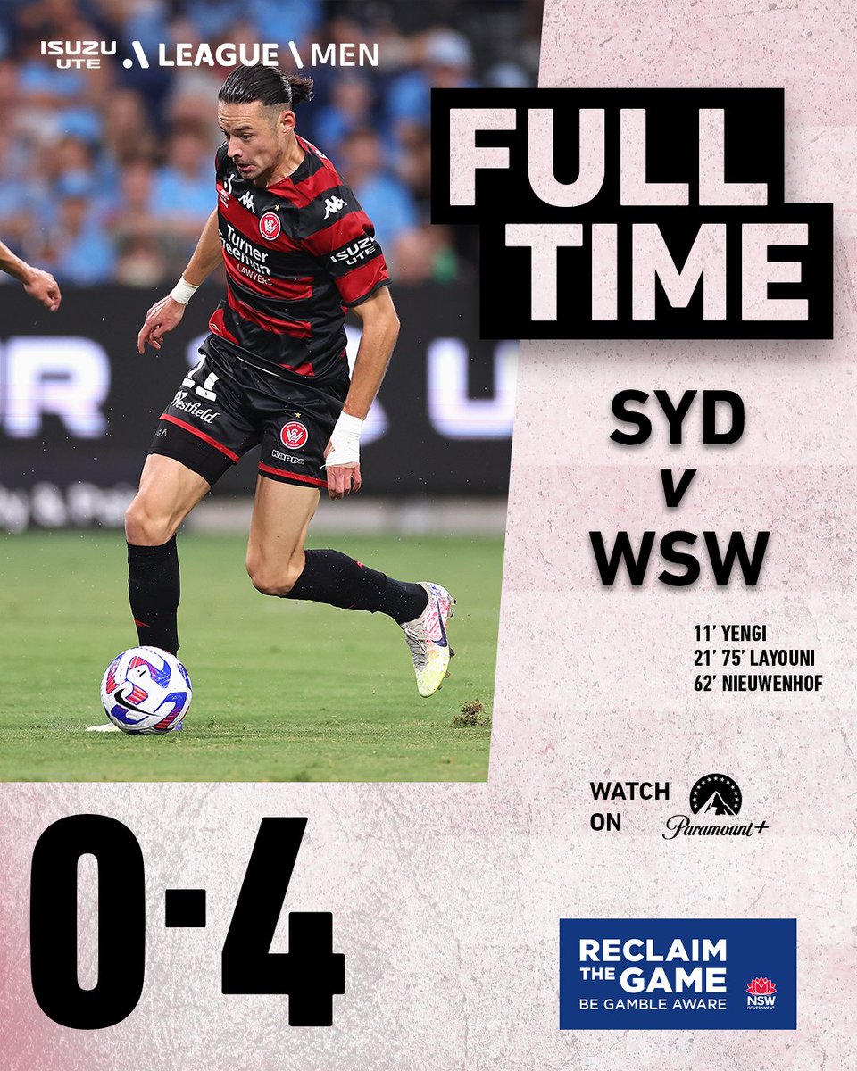 MORE THAN JUST THREE POINTS!

#WSW #SydneyDerby