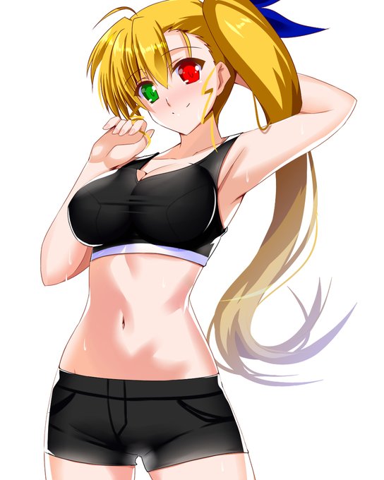 トレーニングヴィヴィオさん #リリカルなのは #ヴィヴィオ https://t.co/dymGOasqk9 