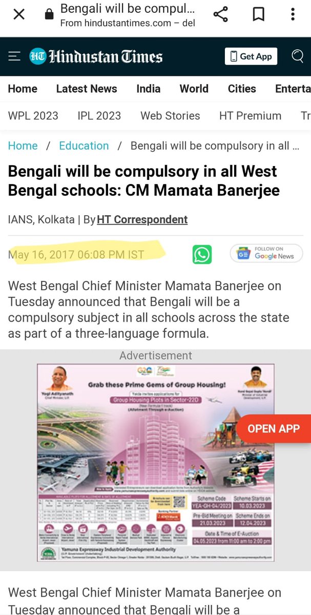 PandaSouman's tweet photo. CBSE schools in Bengal force students to take Hindi as second language. They dont even have Bengali teachers. One school has terminated its Bengali teacher. She must be reinstated. Govt has to make Bengali compulsory in the schools of Bengal.
#CompulsoryBengaliInWB https://t.co/95A9hEirU5