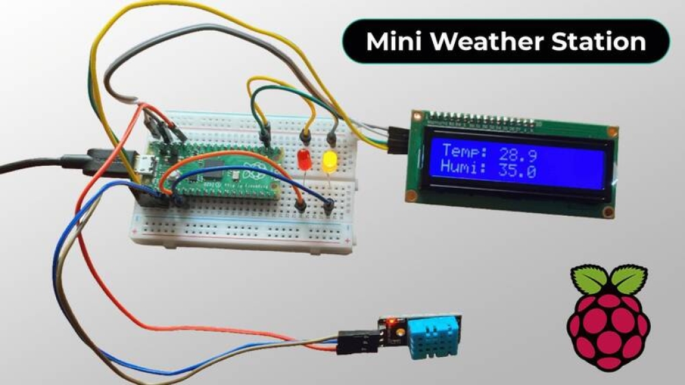 Mini Weather Station with DHT11 &amp; Raspberry Pi Pico 

how2electronics.com/mini-weather-s…