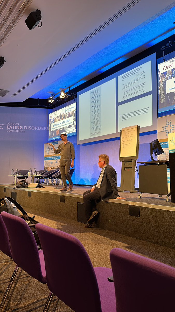jamesdruce's tweet image. Excellent talk from @eatyourpeas @leehudson111 - great to finally meet you after years of virtual training! #meed #eatingdisorders #ledc2023 #meedtraining