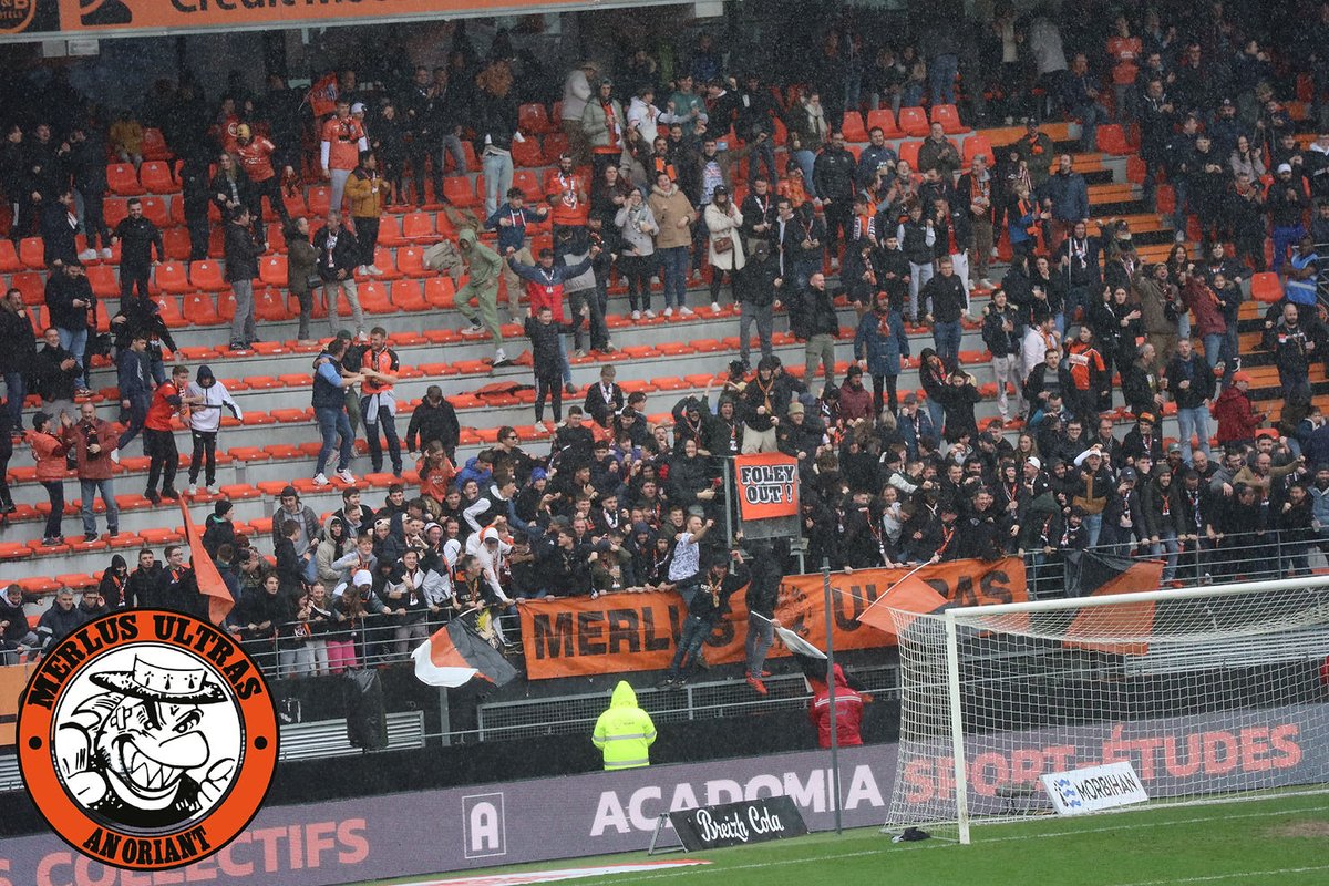 UltrasMadeinFR's tweet image. ⚽️ Lorient - Troyes
📢 Merlus Ultras !
📆 12 mars 2023
#FCLESTAC