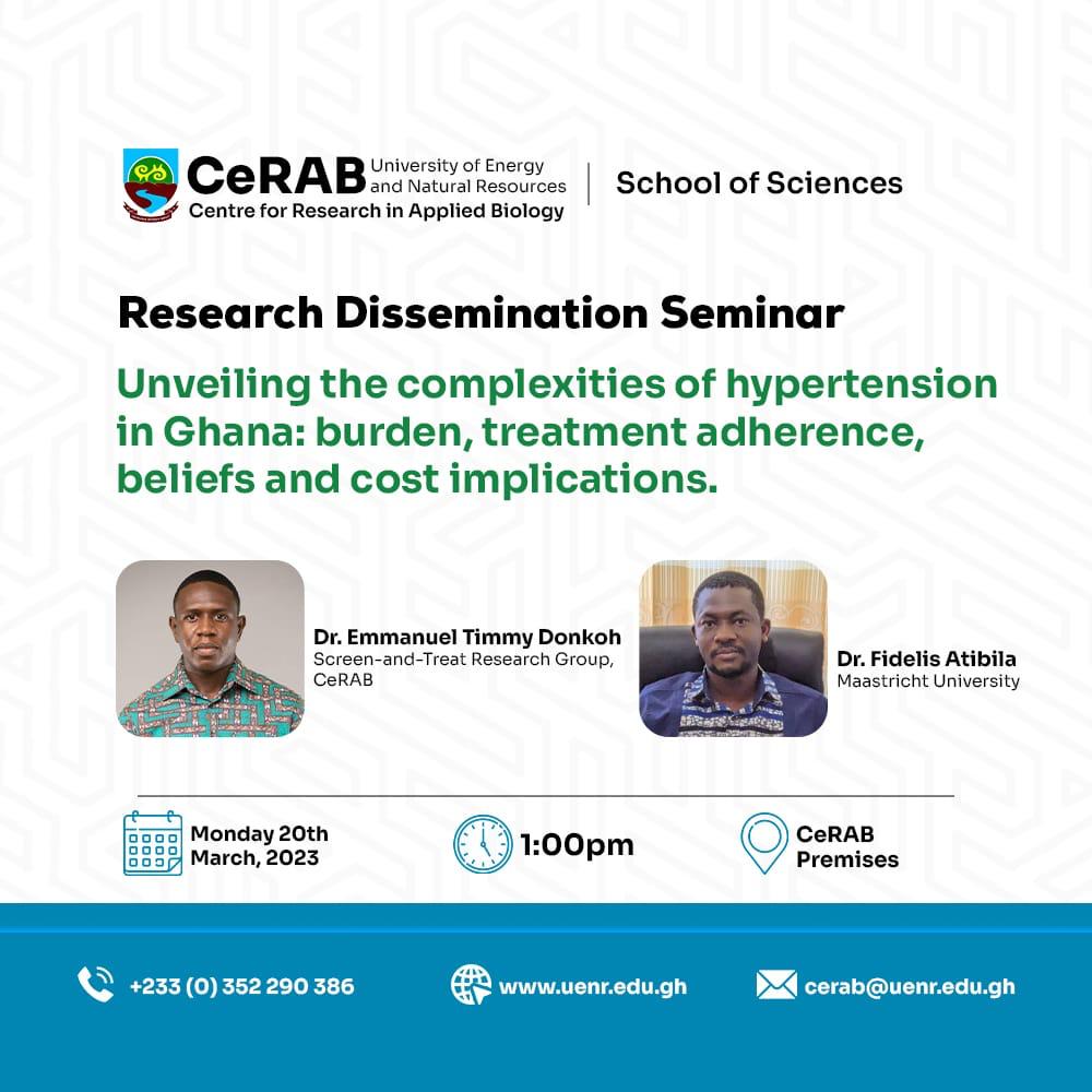 On Monday, our experts share insights across 5 studies on #hypertension management in #Ghana with @MaastrichtU Join us #ActonNCDs