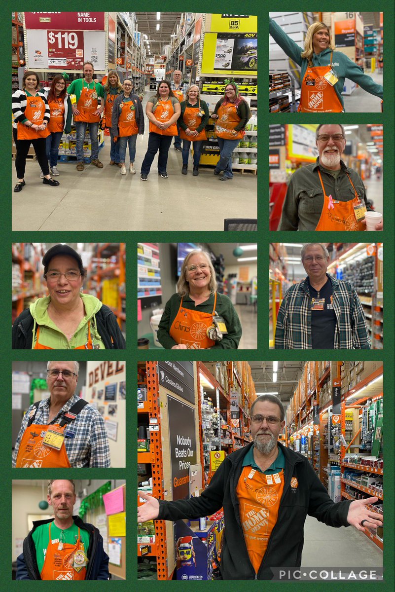 HomeDepotCadill's tweet photo. 🧤Oz the Great and Powerful! Wear Green and Bling! 🍀 Think we nailed it? #springspiritweek #SuccessSharing2023 #green #StPatricksDay2023 #funcommittee2752 #wizardofoz https://t.co/r2li6Xq0si