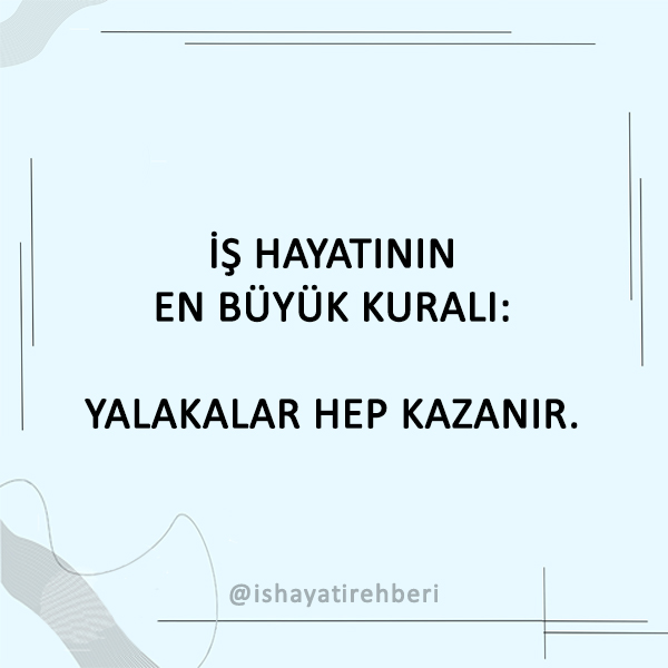 İş Hayatında Hayatta Kalma Rehberi (@ishayatiirehber) on Twitter photo 