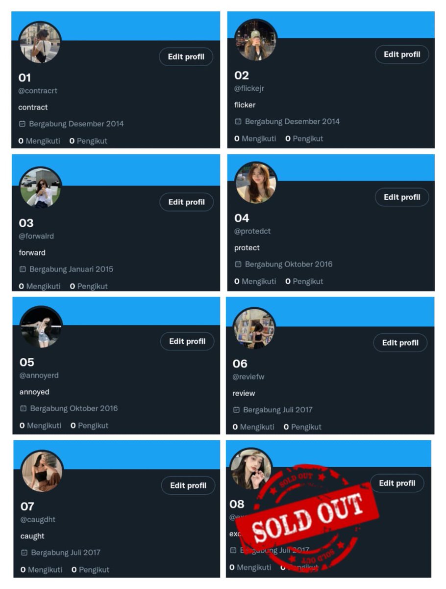 stupdtoss's tweet photo. @tuliqps yukk

WTS ACC KOSONGAN

       💸 10.500 (mastip 10 april)
       💸 9.000 ( no mastip)

• verif all
• go green 
• masuk mt ht
• habis tf langsung dapet akun https://t.co/IcRNejuhcb
