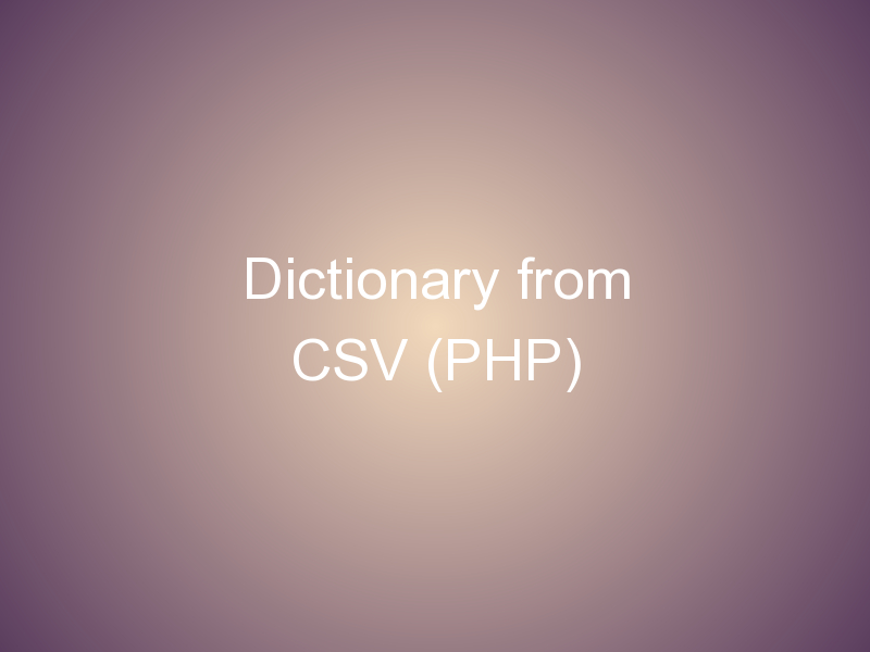 FlipXAds's tweet image. Dictionary from CSV (PHP)
#fclose() #fgetcsv() #fopen() #print_r()

In PHP, we can create a dictionary from a CSV file by reading the CSV file using the fgetcsv() function and storing the data in an array or a key-value pair.

validphp.com/dictionary-fro…