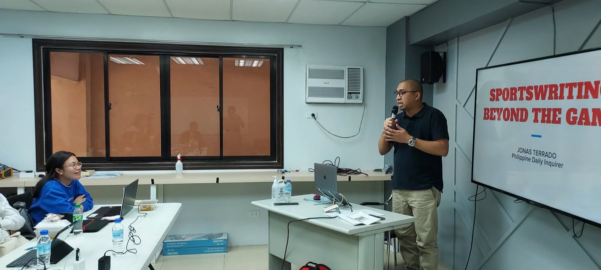 Day 1 of the Complete Sportswriting Workshop brought to you by Masterclass PH is done! Big thanks to sir Sev Sarmenta, <a href="/NoelZarate/">Noel Zarate</a> <a href="/beebeego09/">Bee Go</a> and <a href="/jonasterradoINQ/">Jonas Terrado</a> for their insightful presentations! Gonna unwind and recharge tonight before Day 2 tomorrow.