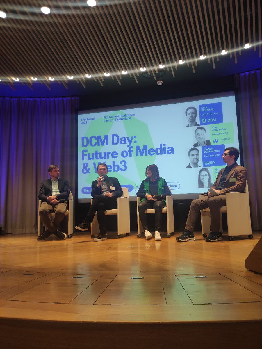 DCMSwiss's tweet photo. GM GM GM
Yesterday was a fantastic day! 🔥
Thank you to everyone who joined us for DCM Day.
Here are some sneak peek pictures of @natknatk @alexfe15 @jzornot @EgorPlotnikov16 @florianducommun 👀
#dcmday #opengeneva #Geneva #Web3 https://t.co/wpemCbPWk0
