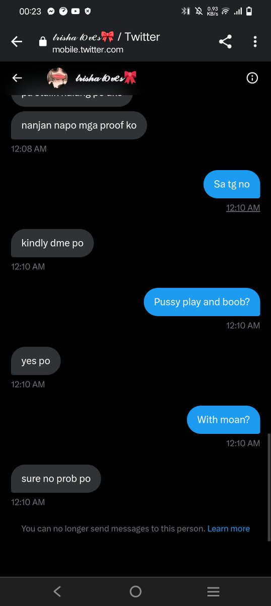 Scam alert pag send ko autoblock