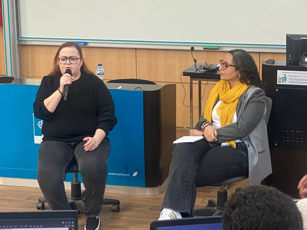 MITKuoSharper's tweet photo. We enjoyed conversations with the participants and were inspired by their innovative ideas. To close the day, we held a case discussion with a special guest, Zohra Slim co-founder of @instadeepai!!
#BRAIN4Deeptech #BRAINTunisia23 https://t.co/w6hpqYOeNr