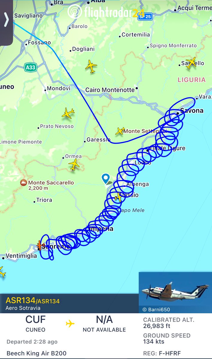 Cycles in the sky: tracking the bikes today at #MilanSanRemo