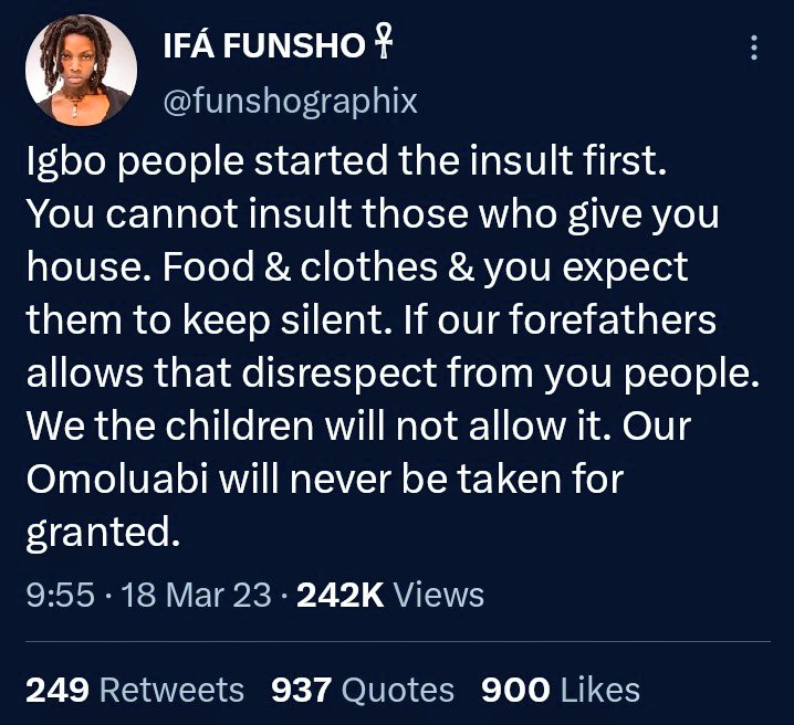 Spotlight_Abby's tweet photo. I have many questions...
.
.
Igbos. Arise TV. Lagos. #ElectionResults https://t.co/0MAKGSraFg
