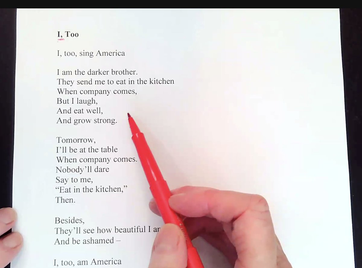 🔥 🤯 ideas for poetry + punctuation + joy! Invite Ss to add in punctuation or wonder and annotate punctuation that's already there. Manipulatives are not just for math! 😊 @TCRWP @saturdayreunion