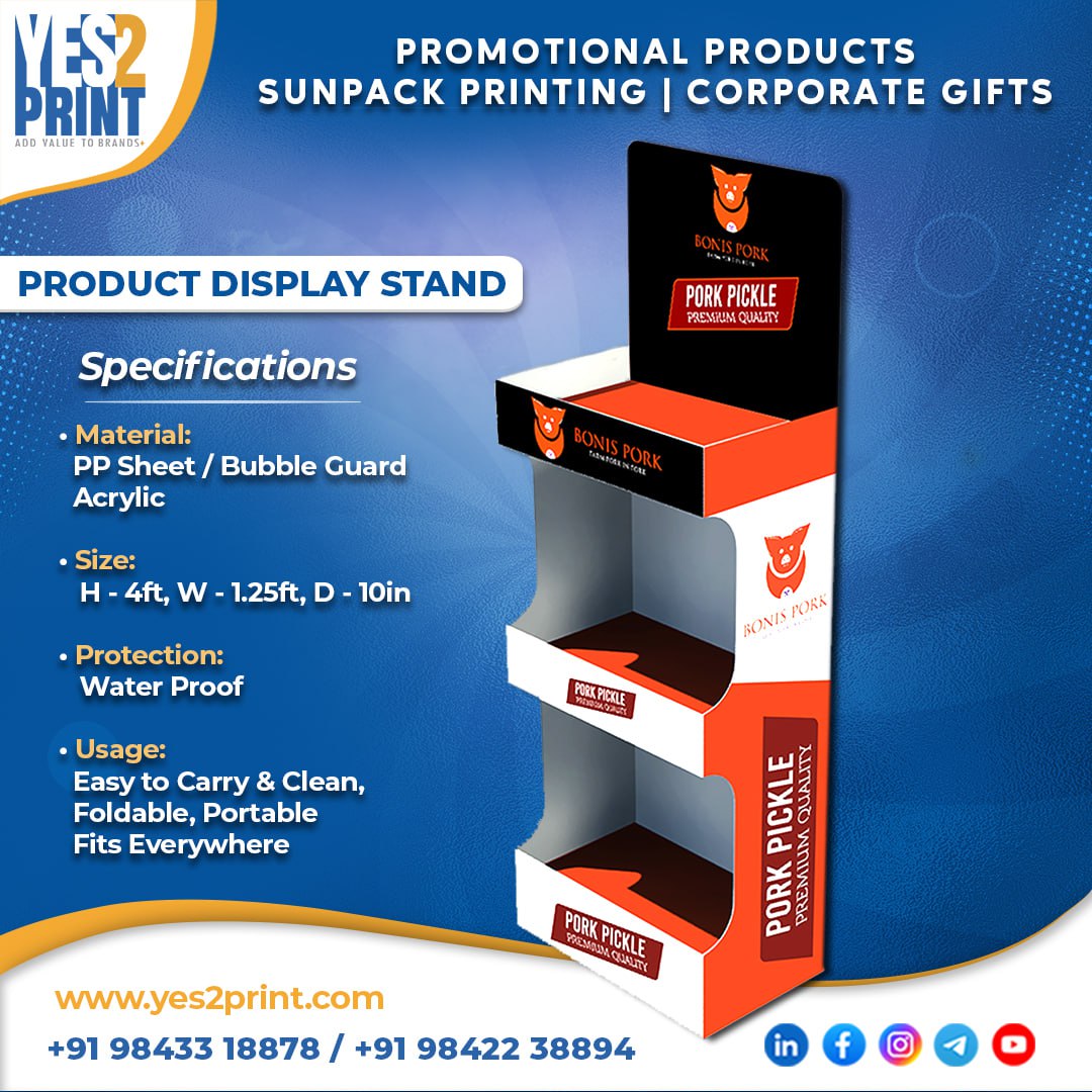 yes2print_cbe's tweet image. Custom Floor Standing Display Units.
 
Contact us for more details.

#floorstandingdisplay #floorstandingdisplays
#floorstandingunit #posstand #pos #salesproductivity #displaystand #display #productdisplay #design #displaydesign #print #customstandee