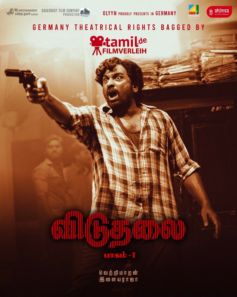 Tamil.de Filmverleih (@tdefilmverleih) on Twitter photo #Viduthalai 💥 Expect nothing less than EXCELLENCE from #Vetrimaaran! 👌🤩 🇩🇪 Germany Theatrical rights bagged by <a href="/tdefilmverleih/">Tamil.de Filmverleih</a> | <a href="/olyynt/">Olyyn ThanaSingh</a>
Release March 30 - Confirmed! ✅
Cinemas in Germany Booked!✅
Thank You
<a href="/4SeasonCreation/">4Seasons Creations AS</a> & <a href="/ahimsafilms/">Ahimsa Entertainment</a>
<a href="/sooriofficial/">Actor Soori</a> <a href="/VijaySethuOffl/">VijaySethupathi</a> #Viduthalai 💥 Expect nothing less than EXCELLENCE from #Vetrimaaran! 👌🤩 🇩🇪 Germany Theatrical rights bagged by <a href="/tdefilmverleih/">Tamil.de Filmverleih</a> | <a href="/olyynt/">Olyyn ThanaSingh</a>
Release March 30 - Confirmed! ✅
Cinemas in Germany Booked!✅
Thank You
<a href="/4SeasonCreation/">4Seasons Creations AS</a> & <a href="/ahimsafilms/">Ahimsa Entertainment</a>
<a href="/sooriofficial/">Actor Soori</a> <a href="/VijaySethuOffl/">VijaySethupathi</a>