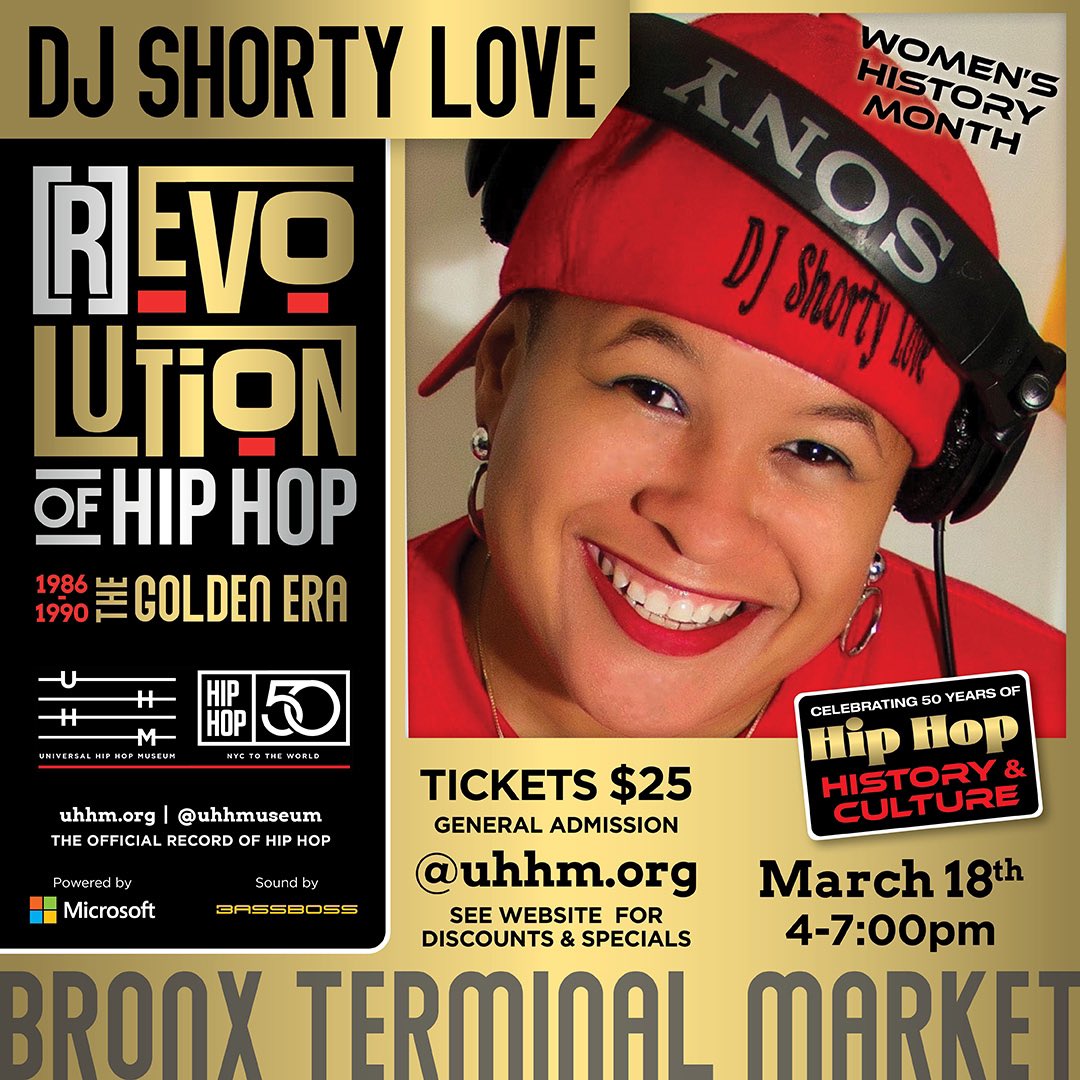 TODAY! 𝕗𝕣𝕠𝕞 𝟜𝕡𝕞-𝟟𝕡𝕞, 𝔻𝕁 𝕊𝕙𝕠𝕣𝕥𝕪 𝕃𝕠𝕧𝕖 𝕓𝕣𝕚𝕟𝕘𝕤 𝕙𝕖𝕣 𝕤𝕜𝕚𝕝𝕝𝕤 𝕥𝕠 𝕥𝕙𝕖 [ℝ]𝔼𝕧𝕠𝕝𝕦𝕥𝕚𝕠𝕟 𝕠𝕗 ℍ𝕚𝕡 ℍ𝕠𝕡 𝕥𝕠 𝕜𝕚𝕔𝕜 𝕠𝕗𝕗 𝕎𝕠𝕞𝕖𝕟'𝕤 ℍ𝕚𝕤𝕥𝕠𝕣𝕪 𝕄𝕠𝕟𝕥𝕙. It’s ℍ𝕚𝕡 ℍ𝕠𝕡’𝕤 𝟝𝟘𝕥𝕙 𝔸𝕟𝕟𝕚𝕧𝕖𝕣𝕤𝕒𝕣𝕪!