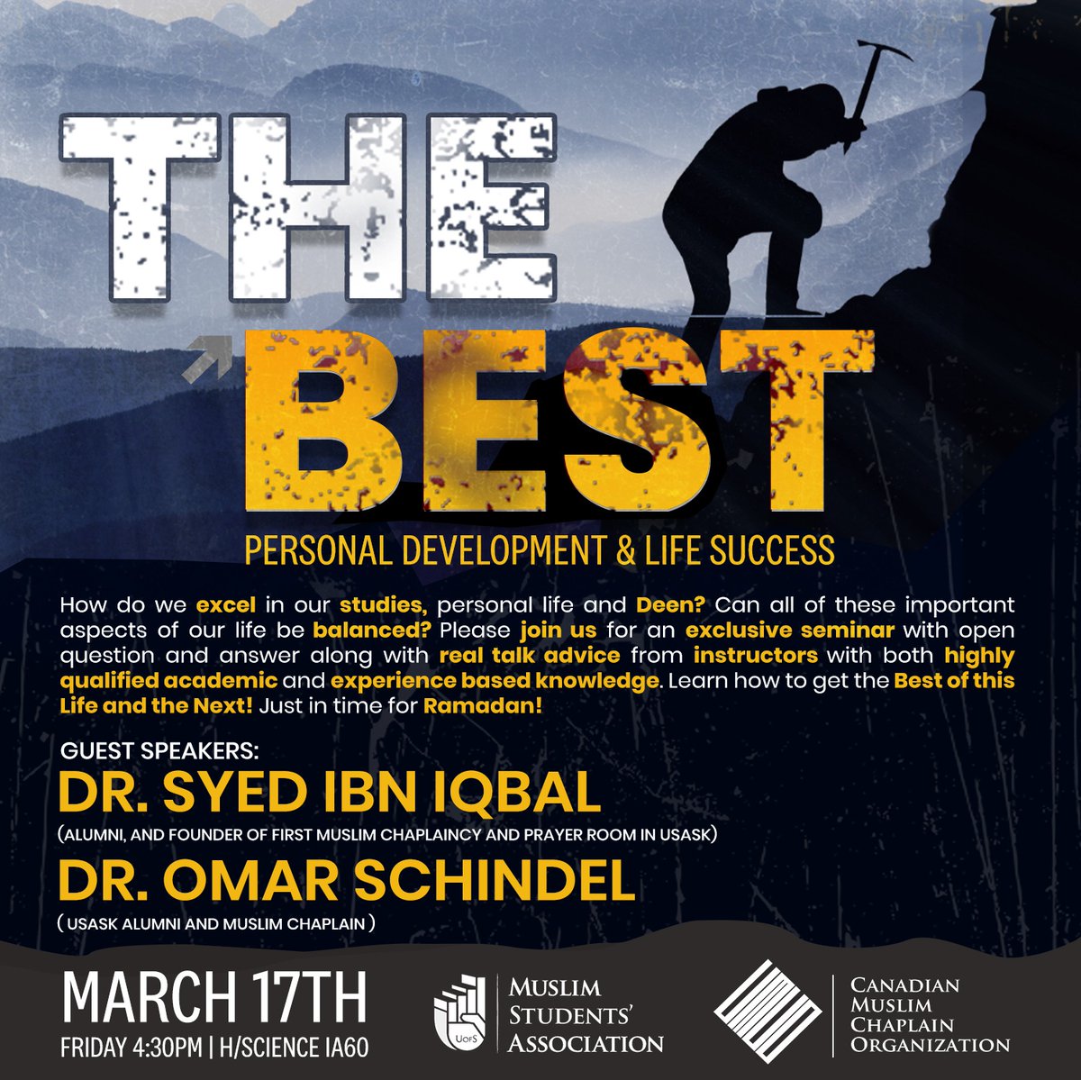 RuralBushDoc's tweet image. Amazing time sharing our experiences with the young men and women at the @usask Campus Muslim community.

They made a great Q&amp;amp;A, great discussion, and showed a great desire to be &apos;The Best&apos;! Allahuma Barakum