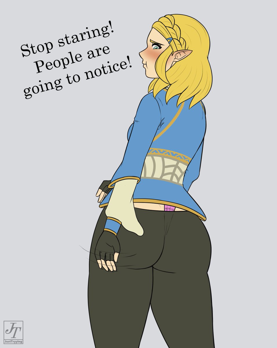 JustTryying's tweet photo. #zelda #wedgie https://t.co/NPRELacLOL