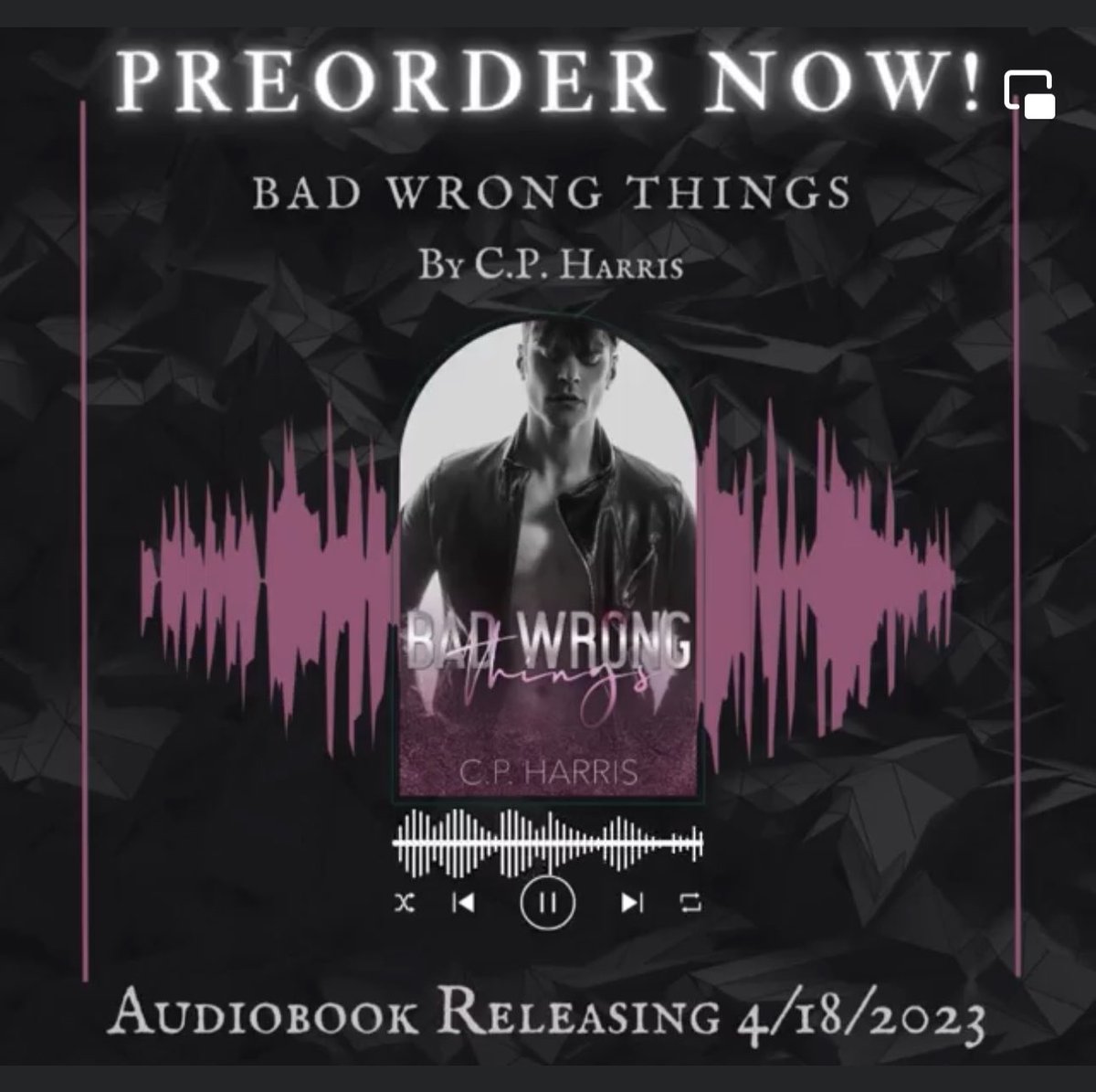 only1leesh's tweet photo. Oh yes I am here for it !! Bad Wrong Things ! #MM this is going to be good narrated by @TEDDYHAMILTON14 and @LiamDiCosimo OH HELL YES!!! 🙌🏾 #CPHarris https://t.co/SUpmzTNAxS