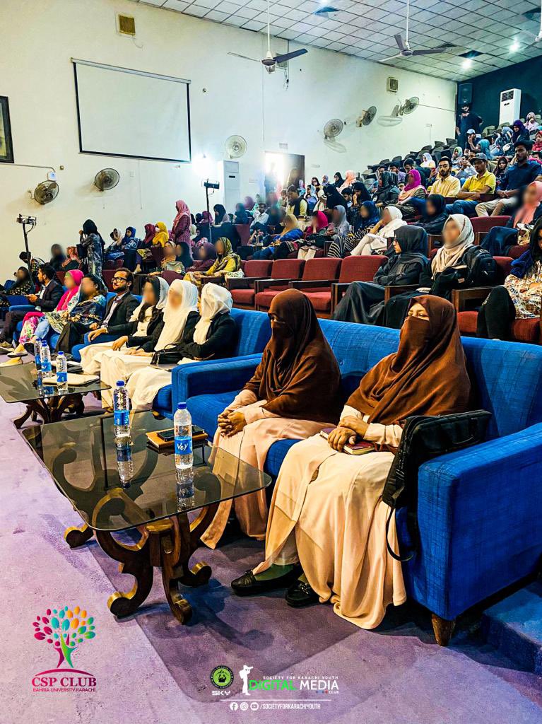 sky_karachi's tweet photo. Society for Karachi Youth arranged awareness session regarding women harassment with the collaboration of CSP Club of Bahria University Karachi.

#womenday2023
#8marchwomensday
#bahriauniversitykarachi
#societyforkarachiyouth

Join us: https://t.co/miTqg9Ey5o
Contact: 03110033334 https://t.co/HhEfR5NfIc
