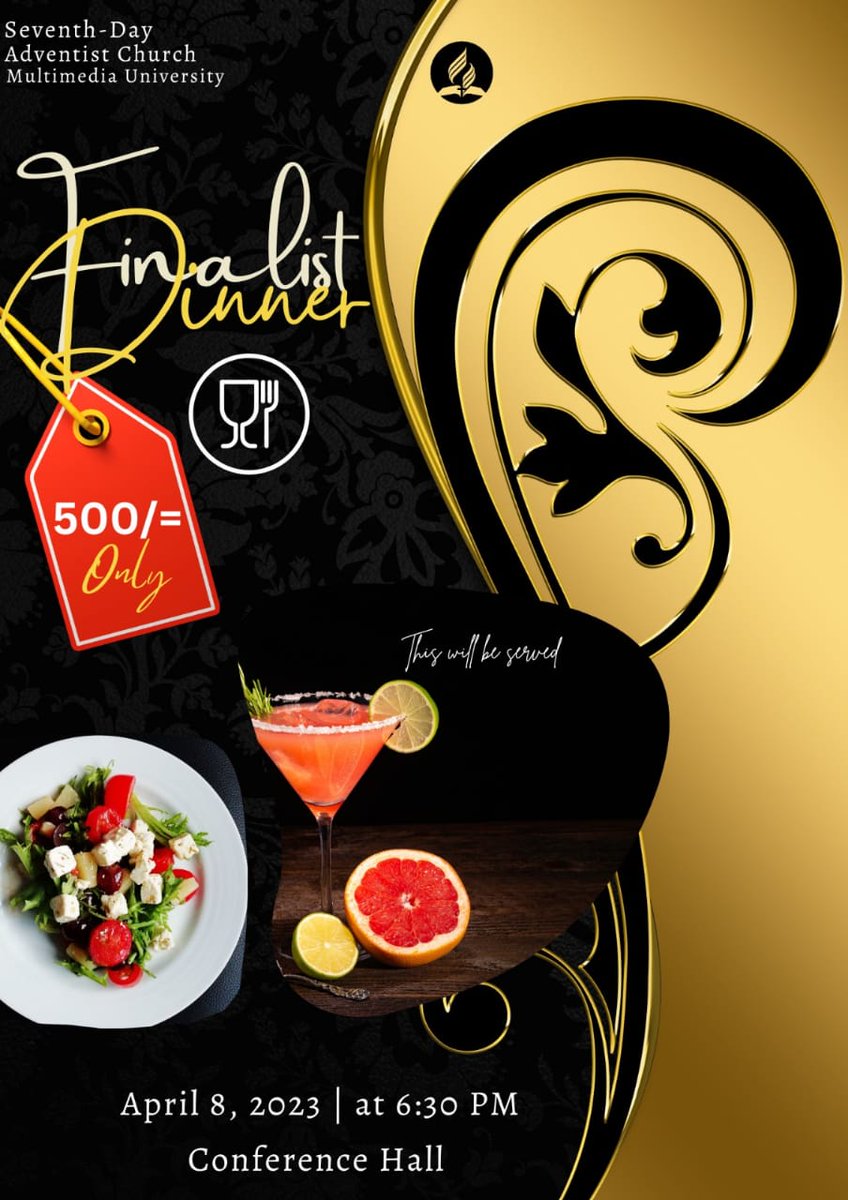 You are greatly invited to subscribe for the finalist Dinner at only 200/= for non- finalist. The date is 8th, the ambience is conference hall and the program is ecstatic.*KOSA UCHEKWE*🎉🥳🥳🥳.                                                     *BOOK YOUR TICKET*.