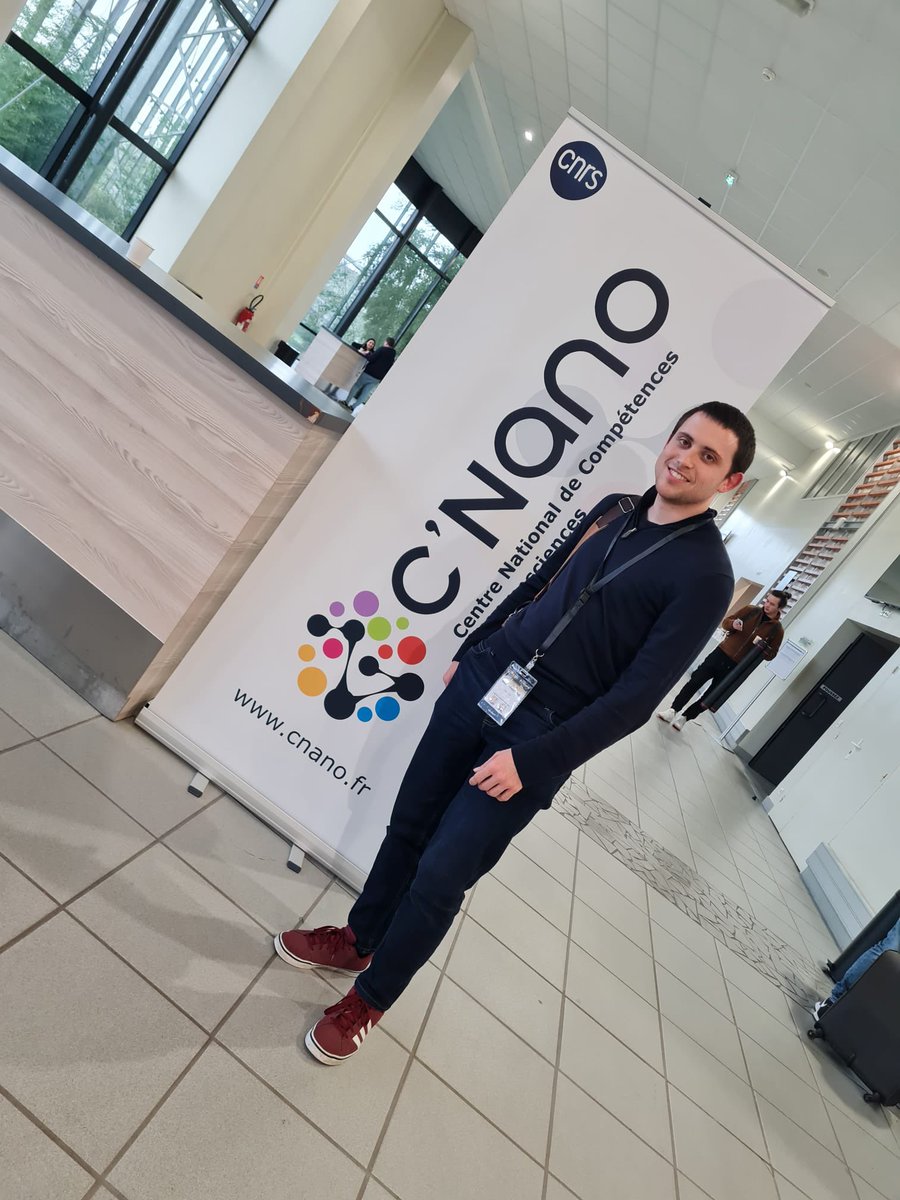 Last week our PhD student Nicolas Triomphe was at #CNANO23 where we presented his work on #DNAorigami! 🙌🧬

<a href="/CNano_national/">C'Nano - CNRS</a>