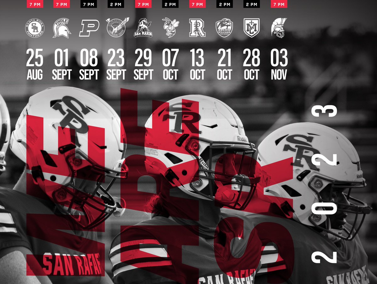 👀 Schedule Drop 👀 

It is us!

<a href="/marinij_sports/">Marin IJ Sports</a> <a href="/SanRafaelFB/">San Rafael Football</a> <a href="/westcoastpreps_/">West Coast Preps</a> <a href="/CoachCaseySully/">Casey Sully</a>