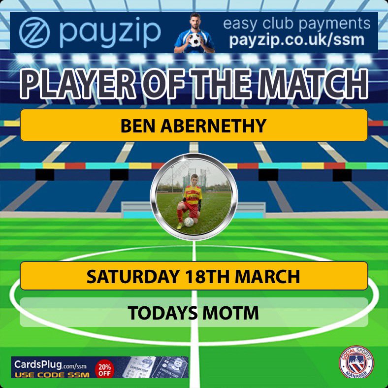 Todays motm Ben , hat trick hero 🟡🔴⚽️