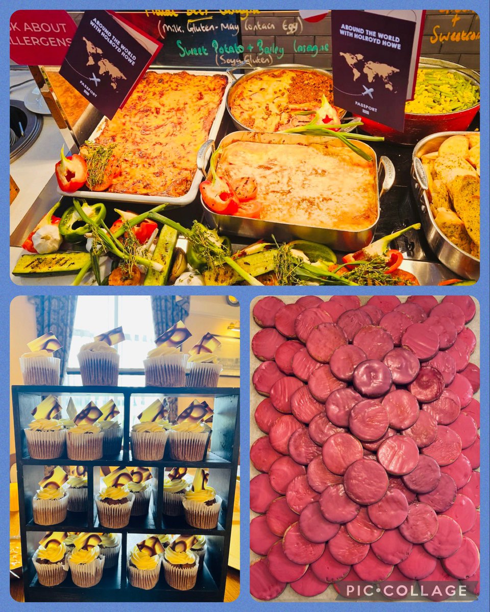 mossluke's tweet photo. Busy week @bcsbirmingham with Food Explorer stops in Italy &amp; Australia. We had Lasagnes, ‘Caprese’ and Roasted Artichoke Italian Salads, then Australian Lamington tasters with Pavlovas. There was even a mountain of Red Nose Cookies &amp; Shamrock biscuits for everyone! @HolroydHowe https://t.co/xQpToPSl1q
