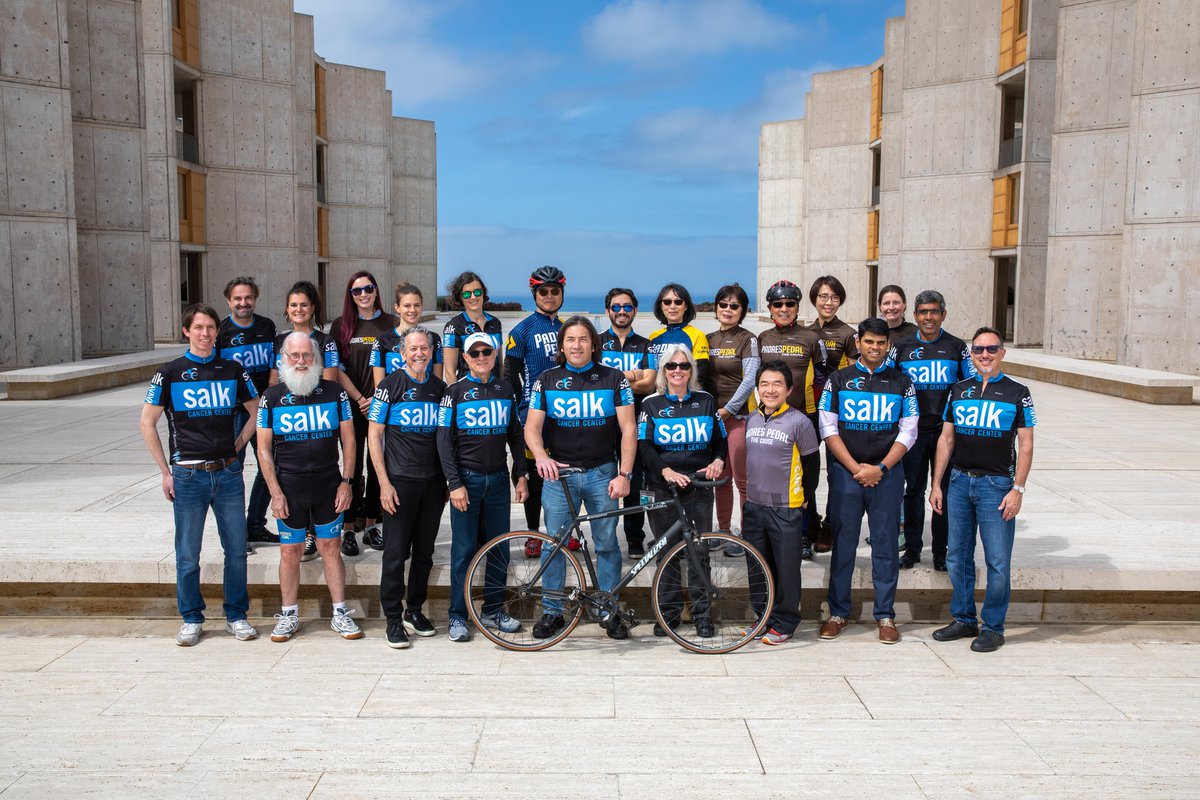 Go Team Salk Cancer Center!
Members of the team are cycling, running, walking, spinning and volunteering today to raise money for collaborative cancer research in San Diego.

support.curebound.org/team/461016