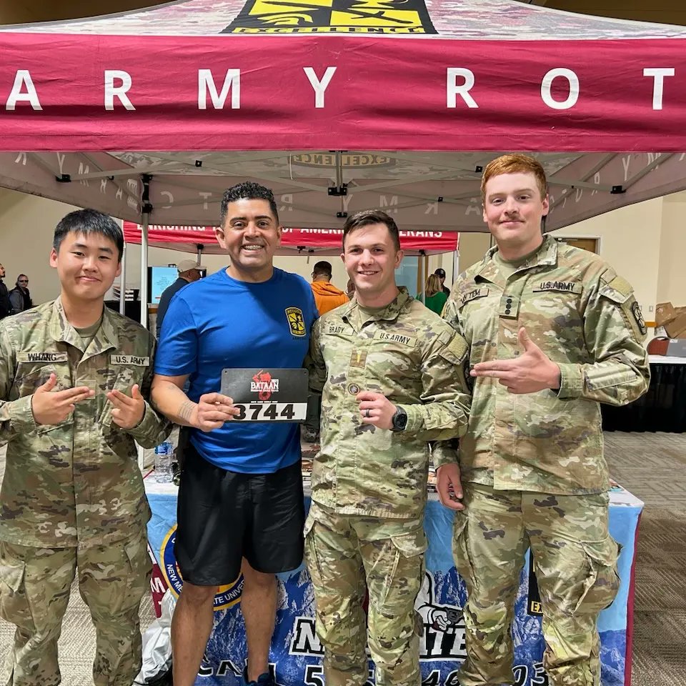 CSM Robles is ready for the Bataan Death March!
#BeAllYouCanBe 
#joinarmyrotc