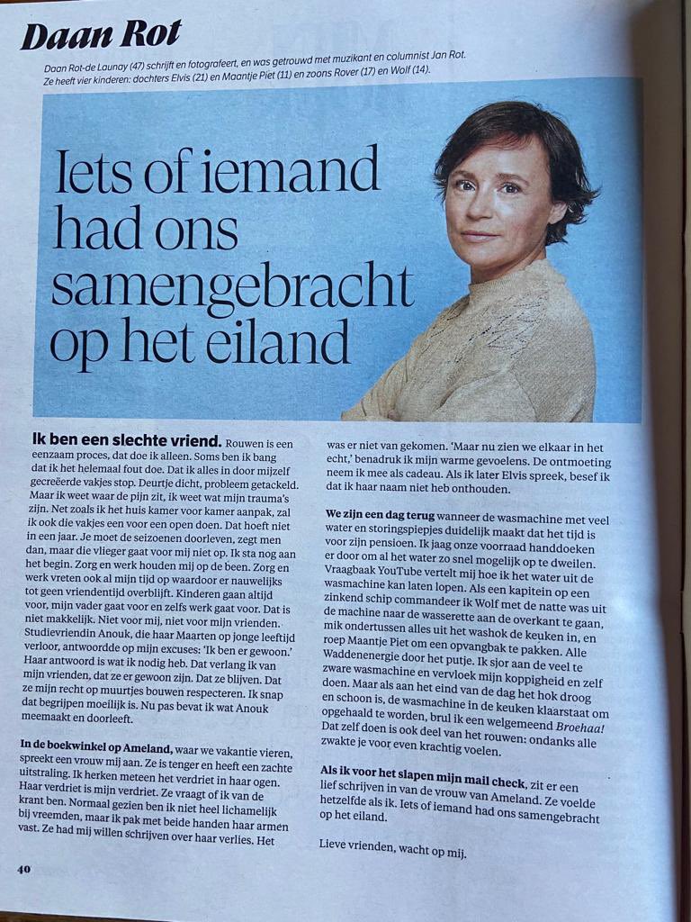 PoelmanJos's tweet photo. Mooie colum van Daan Rot -de Launay in @ADnl van 18 maart 2023. #rouwen #DaanRot @DaandeLaunay https://t.co/yJfFh7yT7Z