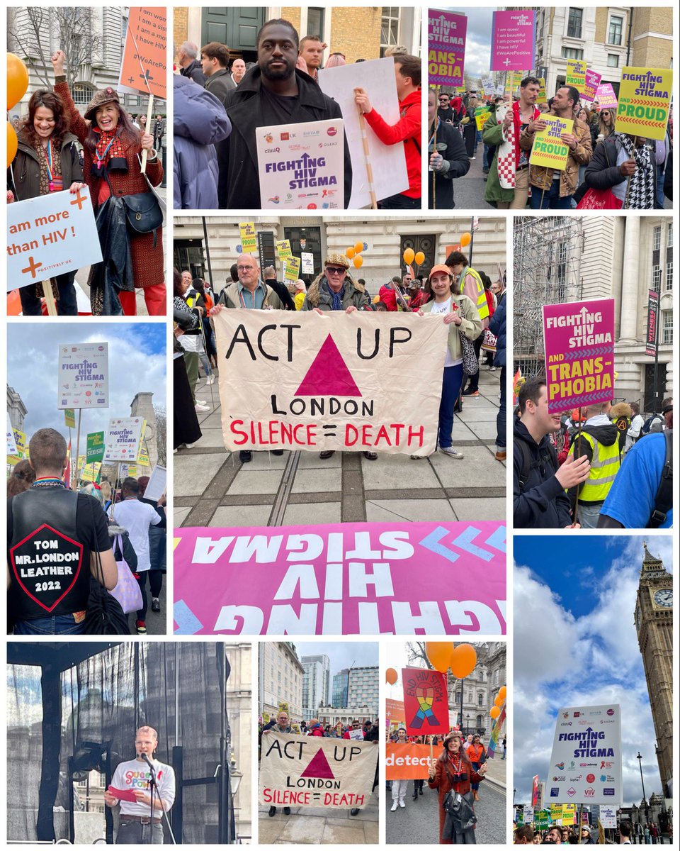 Fighting HIV Stigma march and rally.
#actup #actupfightbackfightaids #actuplondon #aidscoalitiontounleashpower #fighthivstigma #hivstigmamarch #terrencehigginstrust #silenceequalsdeath
