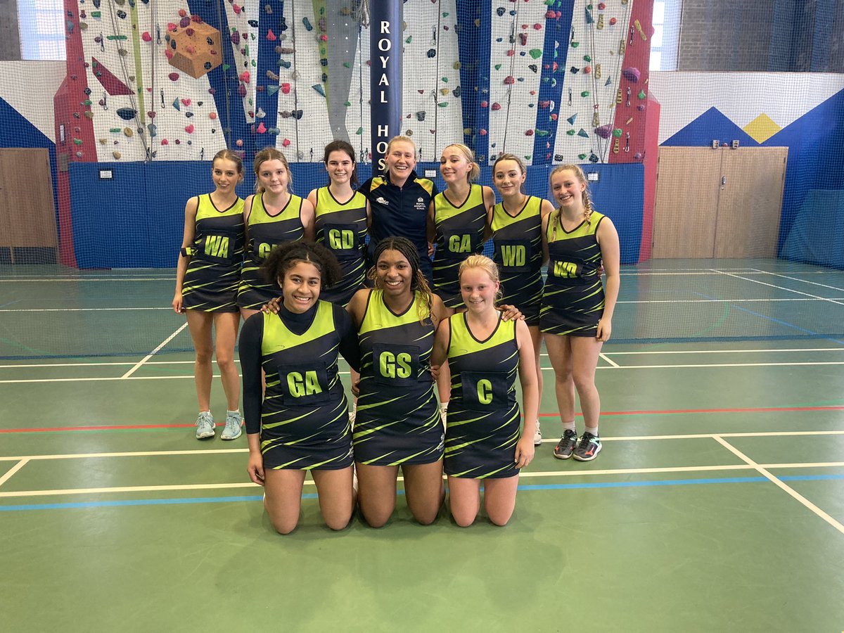 RHSSport's tweet photo. Great win for our girls today in a tightly contested @RHSNetball match vs @GreshamsSport Well done to all our U6 girls in their final netball match for @RHSSuffolk #TeamRHS https://t.co/XownnVM8GN