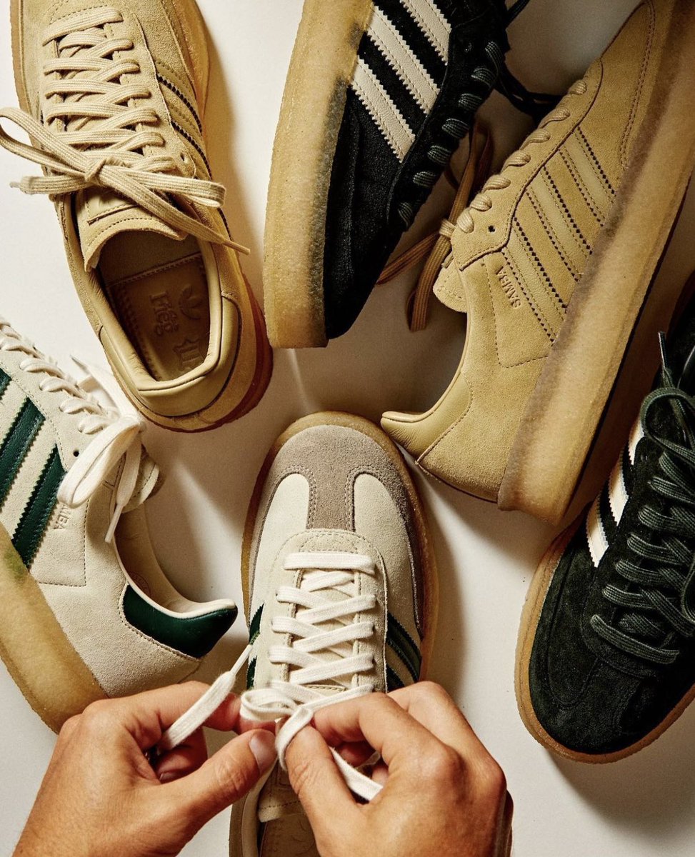 Sneakerologue's tweet photo. Kith x Clark’s x Adidas Samba

Sortie le 24 Mars https://t.co/md7tmeu9jk