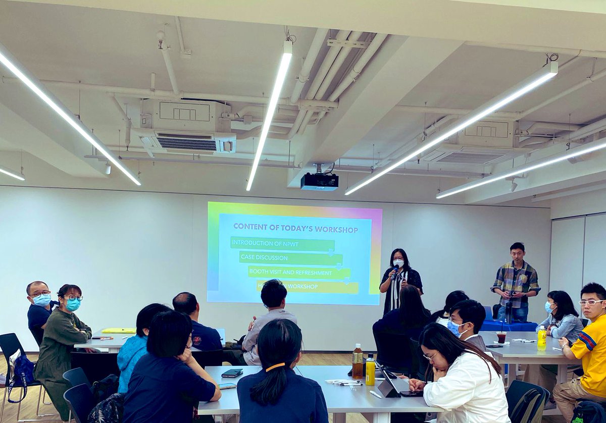 sit_cecilia's tweet photo. Fascinating to meet face-to-face with all the nurses interested in #NPWT , at a kick-off event of @hketnurse after the pandemic, we had a great time exploring and practicing how negative pressure facilitate #wound #healing 
#LearnFromExpertsInWoundCare https://t.co/asb2yTZbma
