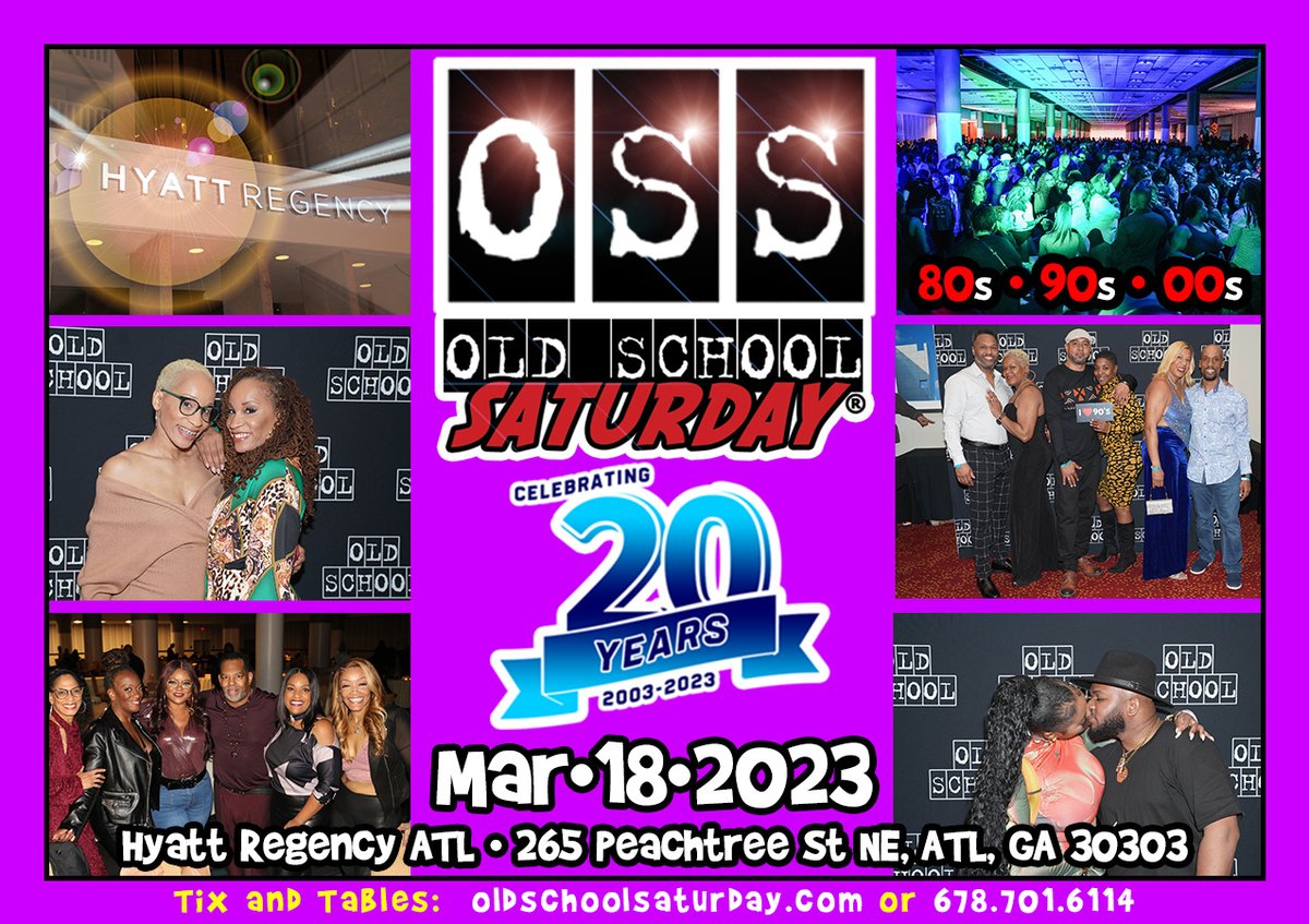 OldSchoolSAT's tweet photo. ⏰ We will OPEN doors in 9️⃣ hours.  That means you still have time to grab your online tickets and SAVE MONEY.
- - - - - - 
🎟 https://t.co/ChiLTfUdWe
🎵 All 80s, 90s, 00s
🎵💛 Celebrating #WomenInHIPHOP 
🎤🎵 DJ Team:  @frankski @djtronnyblaze @iknowdjlv 
⏰ Event Times:  9p-3a https://t.co/tsn8F6E3Ni