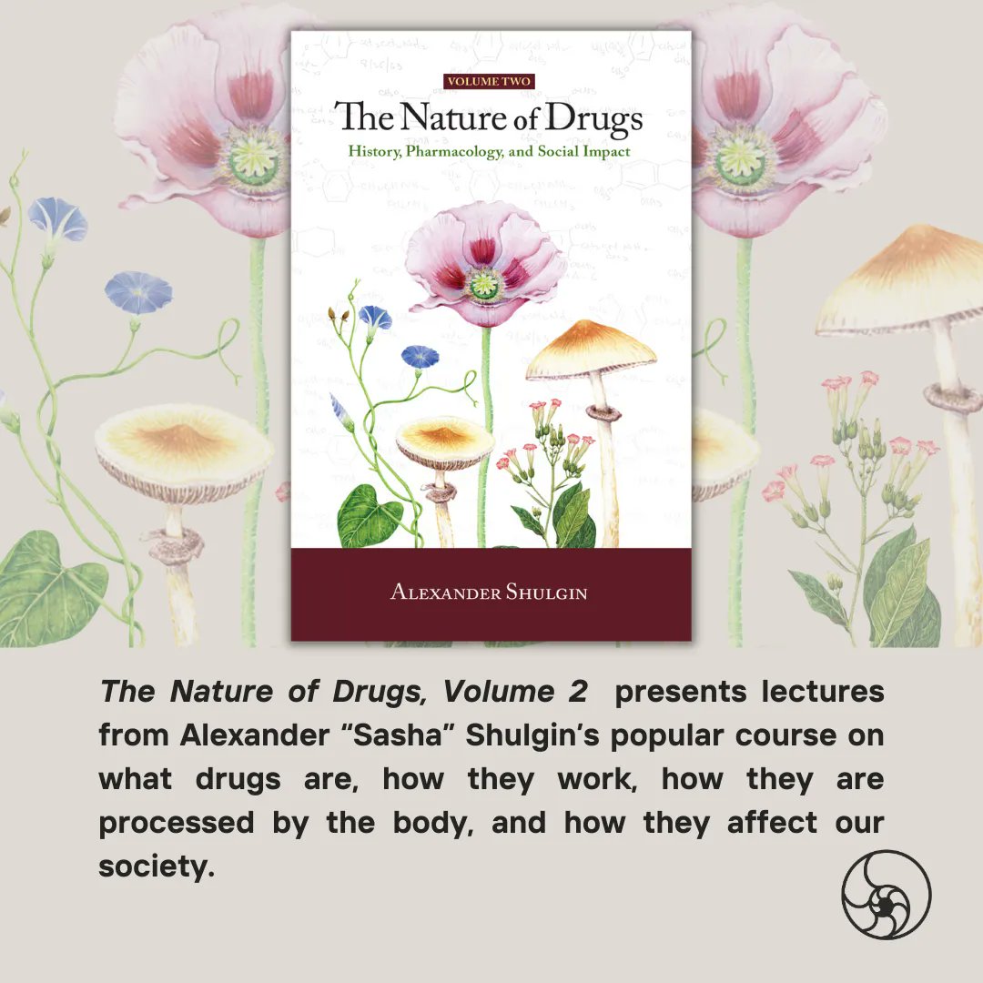 SynergeticPress's tweet photo. Forthcoming book alert! 📚️ The Nature of Drugs, Volume 2 releases June 2023, presenting lectures from #AlexanderShulgin’s popular course on what drugs are, how they work, and how they affect our society.
Pre-order yours: https://t.co/x3pMF515yT https://t.co/mpqPciZZ7z