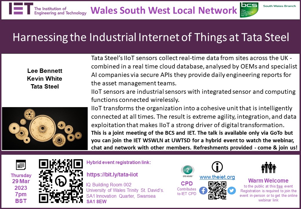 Please register and come along.
All welcome.