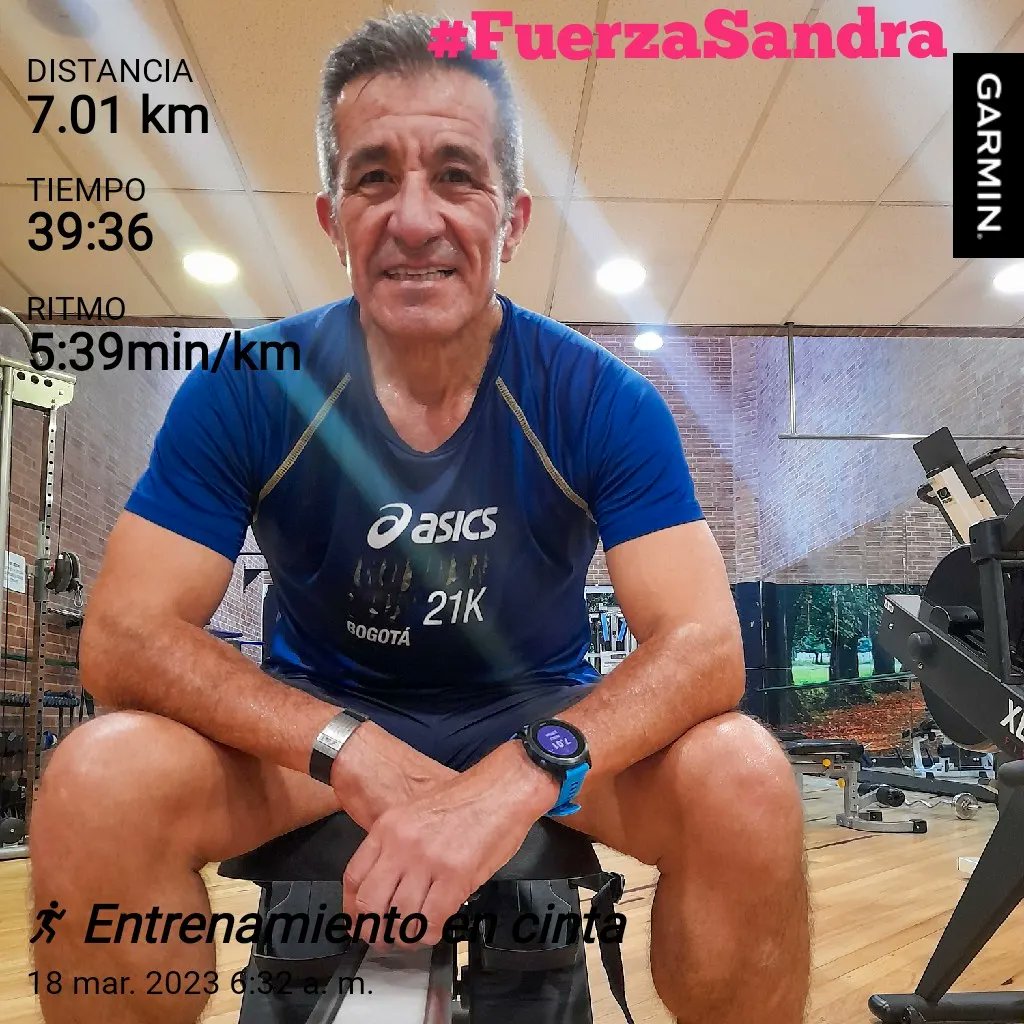 jaimevillan_'s tweet photo. #AquiYaSeCorrio 
Seguimos en plan de mantener sin mucha carga y fortalecimiento.
Eso sin dejar de pensar en mi hermana Sandra, quien cada día se hace más fuerte en su  lucha contra el #cancer te admiro más y  más.
#FuerzaSandra 
#Run2killcancer 
@run2killcancer
#YoEleguiCorrer https://t.co/0HxRbFV95v