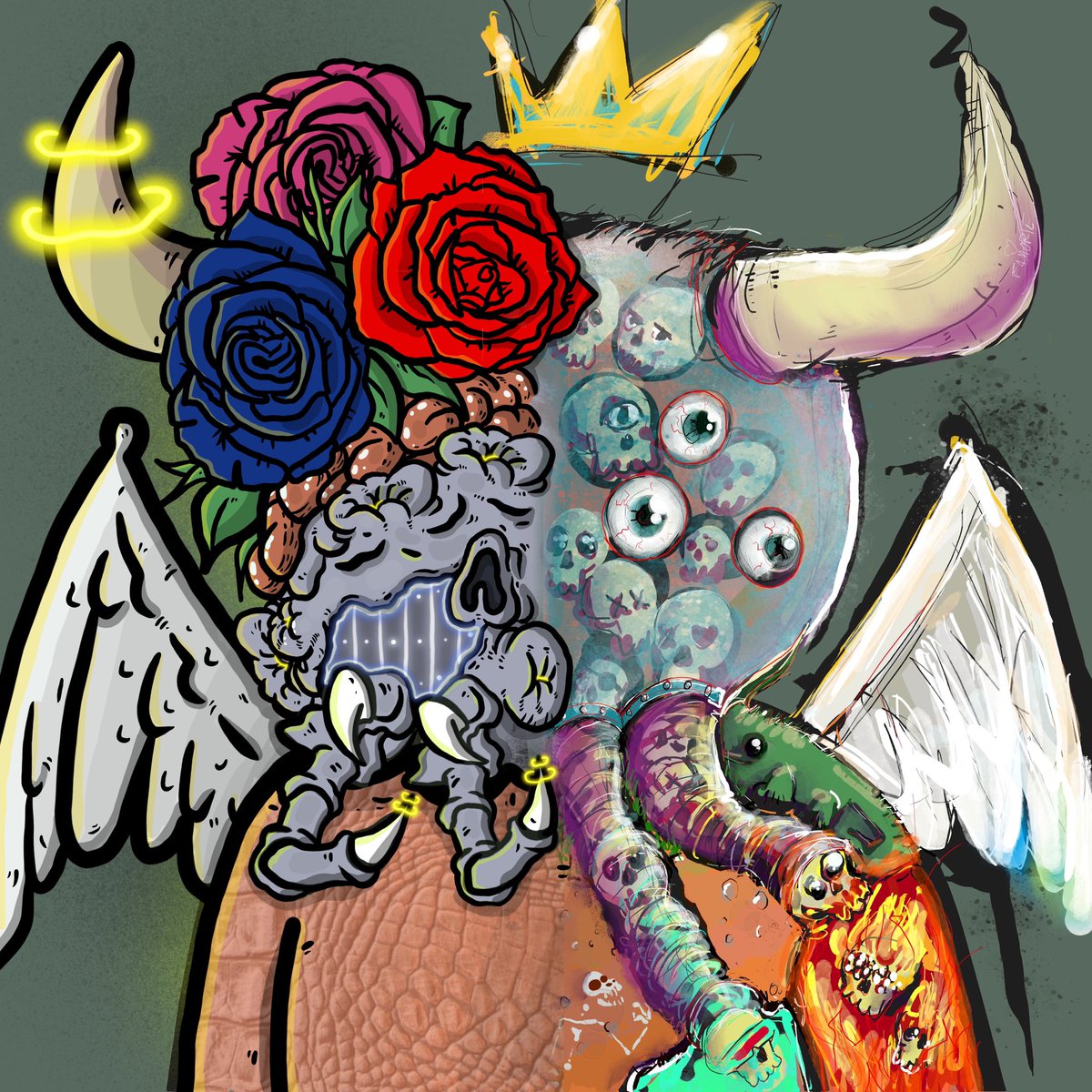 rexhanif's tweet image. Rex ❌ Arbo “Build A Morie”. Famorie, realize that everything connects to everything else. Not just between your bodies, but between your minds, your hearts, and your souls. We build together. #BuildaMorie @CryptoMories Really proud, collab with legend @arbo_art