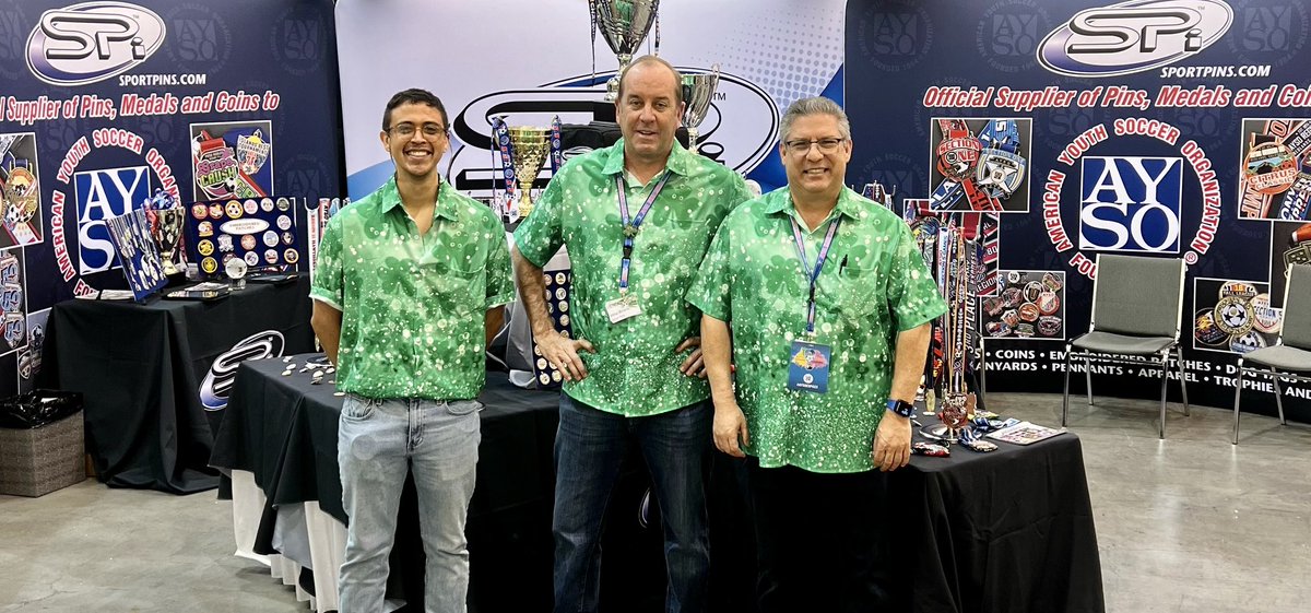 Good looking Leprechauns at the AYSO SoCal Expo yesterday. Stop by, say Hi and enter to win $500 cash! #AYSOSoccer #AYSOSoCalExpo