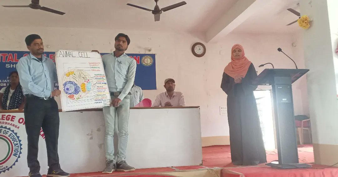 OCEIndia2004's tweet image. A Teaching Learning Material (TLM) presentation on Teaching Aid was organized at Oriental College of Education, Darbhanga, in which all the trainees of B.Ed. session 2021-23 and 2022-24 along with teachers participated.
#PresentationTeachingAid
#TeachingLearningMaterial