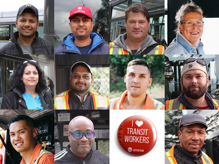 Today is Transit Operator and Worker Appreciation Day! 
Take the time to thank a transit operator today for their public service and for keeping our communities moving.
#Unifor