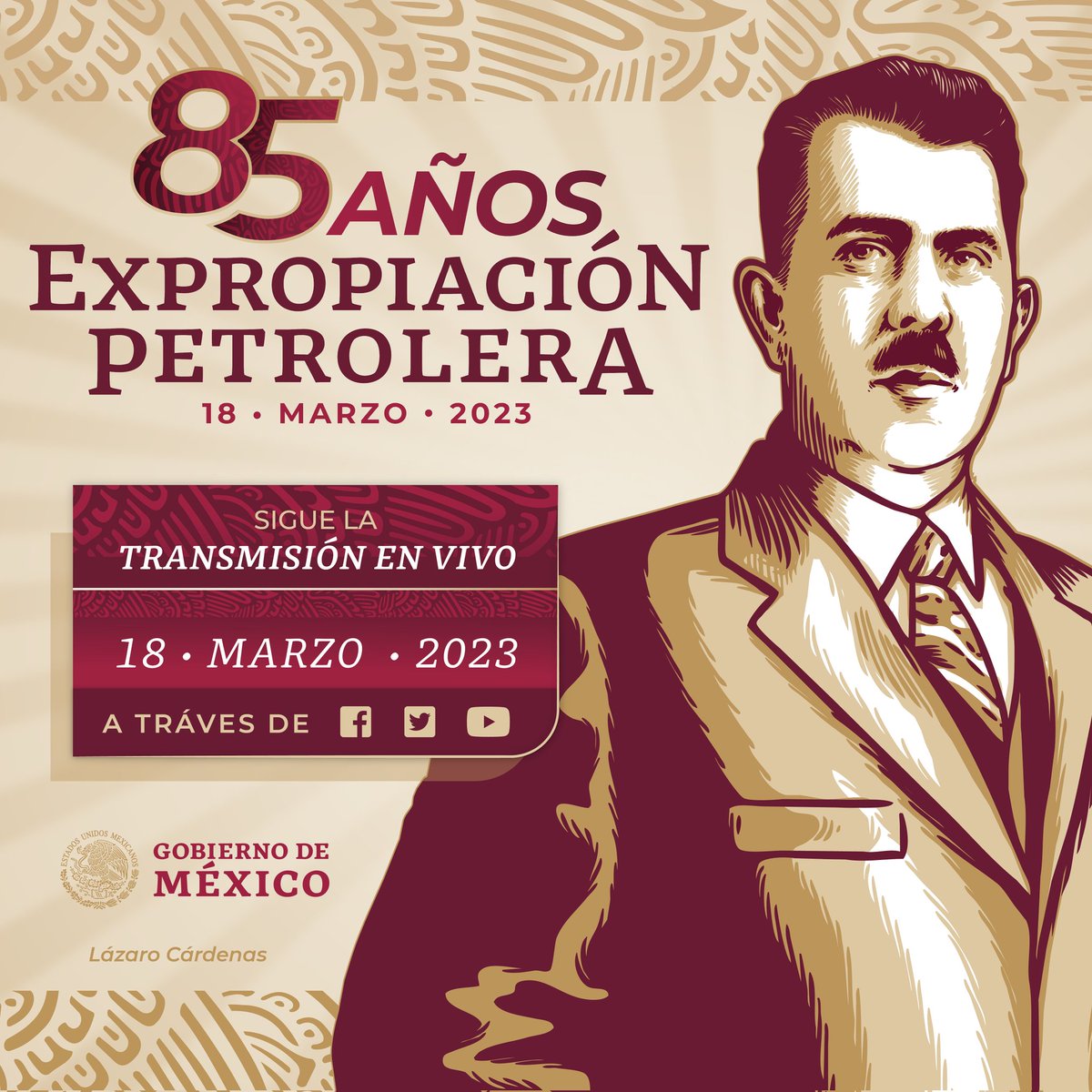 #PorElRescateDeLaSoberanía
#85AñosExpropiaciónPetrolera