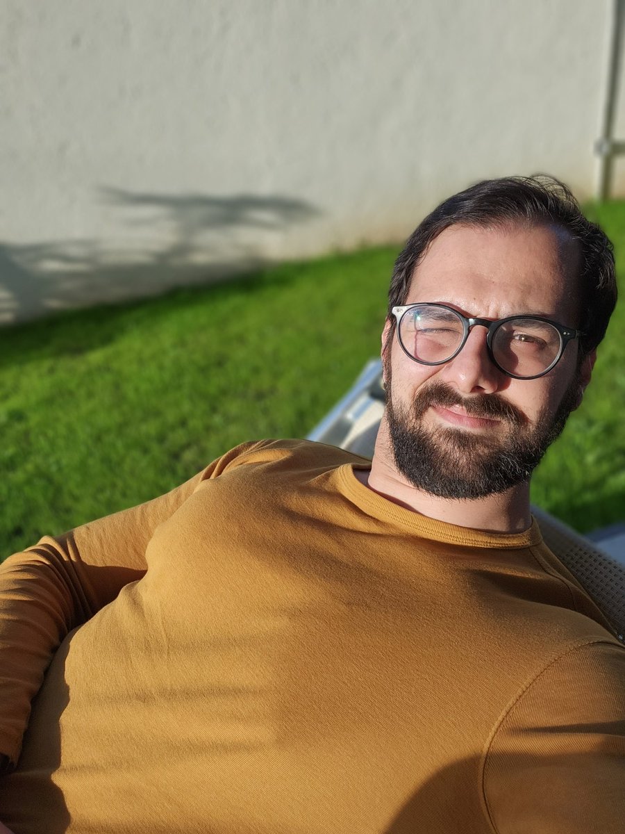 Oggi sul lettino al sole 😍