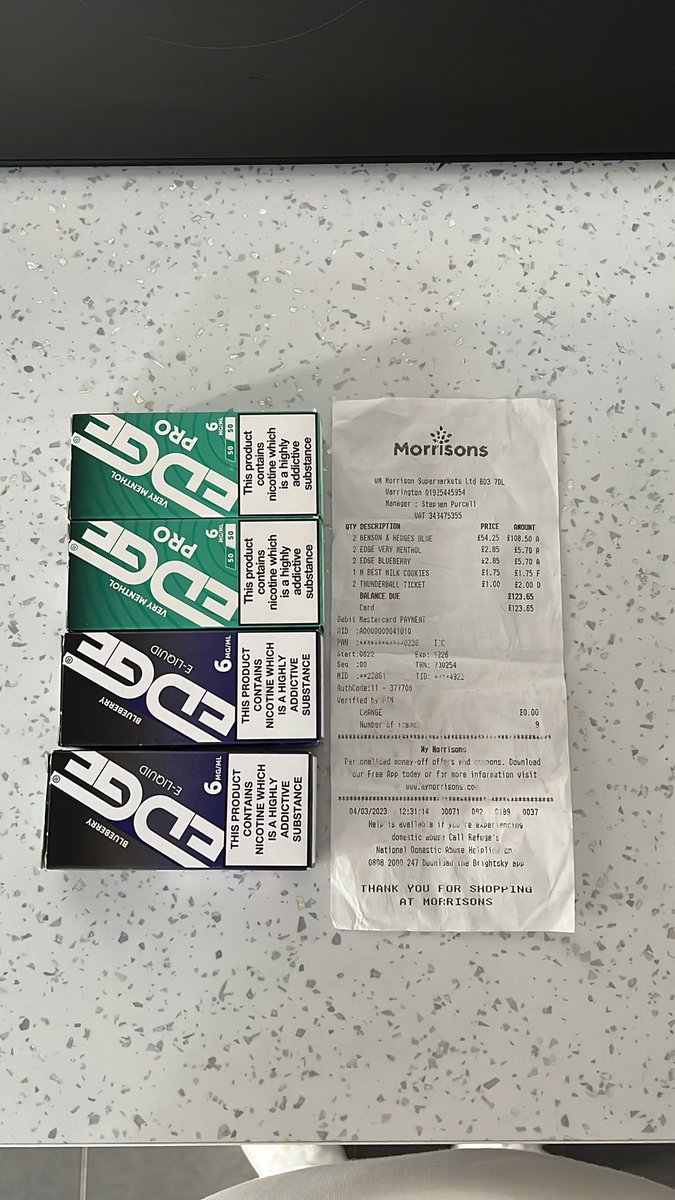 chezste10's tweet photo. @Morrisons Already have with supporting pictures and because your member of staff lacks product knowledge I am now out of pocket but according to the manager that’s my fault https://t.co/jos2wERCLA